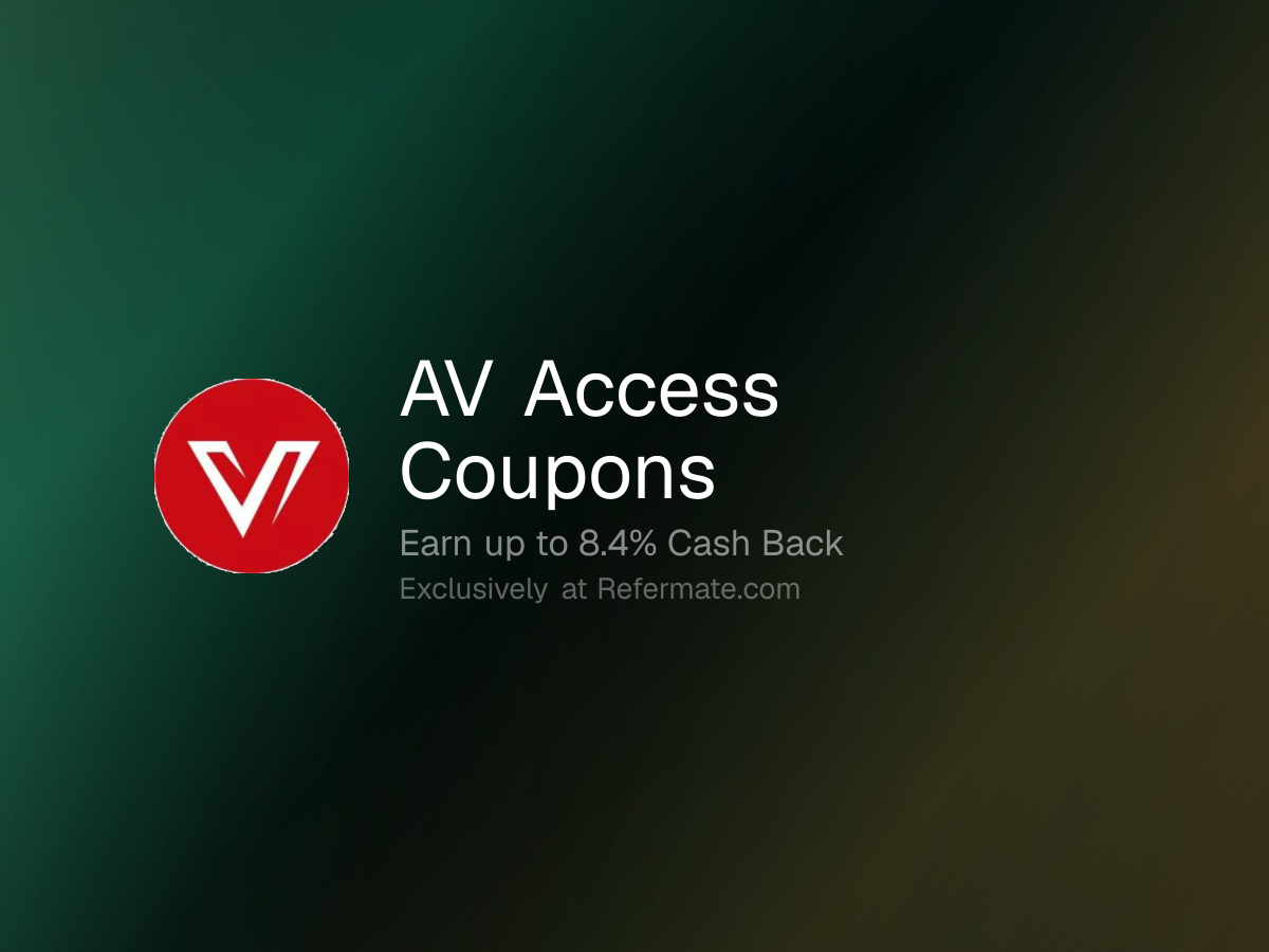 AV Access Promo Codes - 21 Verified - 10% Off + Up to 4.2% Cash Back ...