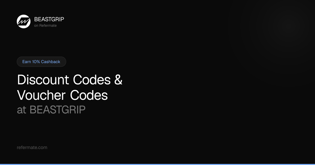 BEASTGRIP Discount Codes - 26 Verified - 15% Off - April 2026 | Refermate