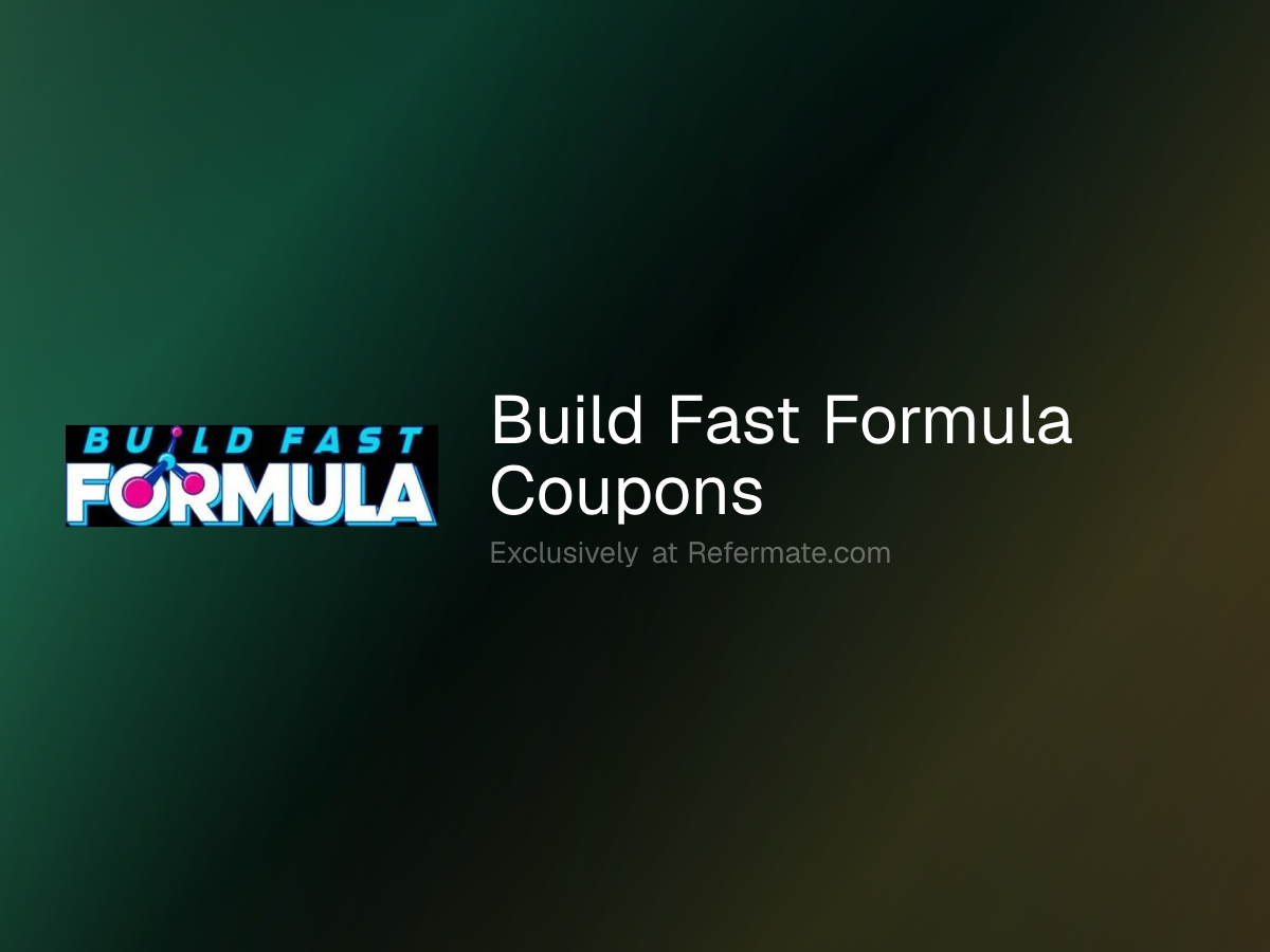 Build Fast Formula Promo Codes - 33 Verified - 20% Off + Up to 8.4% ...