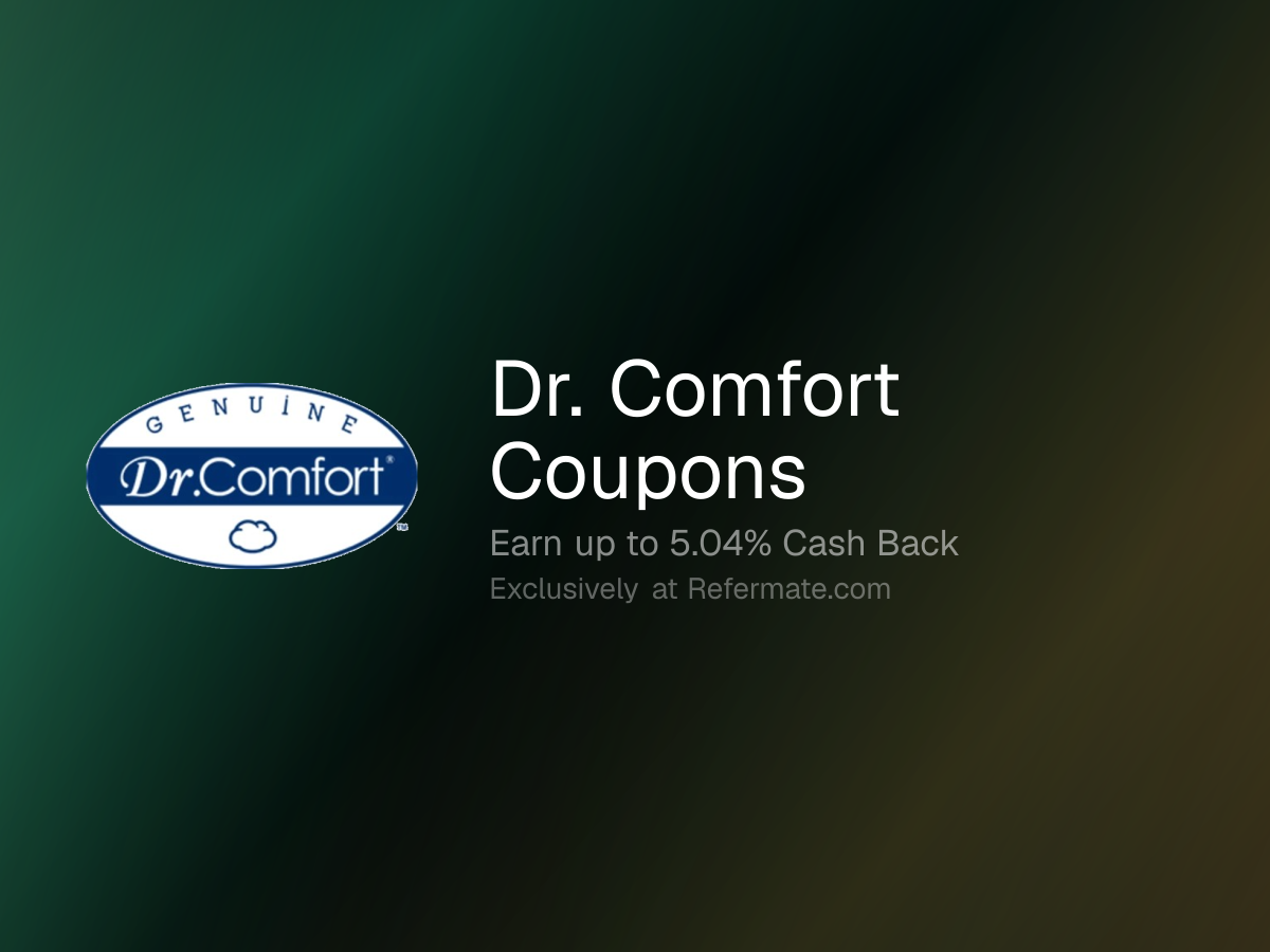 Dr. Comfort Promo Codes - 15 Verified - 35% Off + Up to 5.04% Cash Back ...