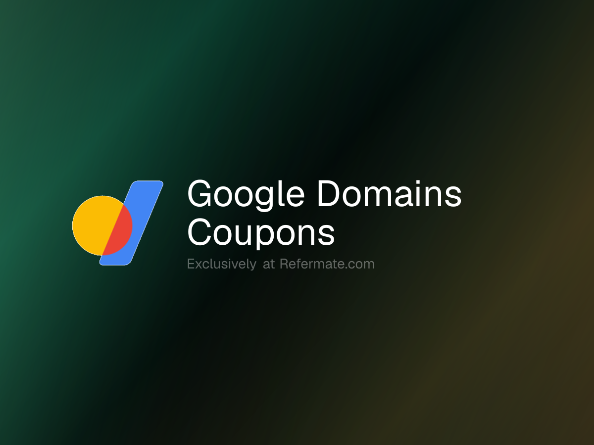 Google Domains Promo Codes - 2 Verified - June 2026 | Refermate