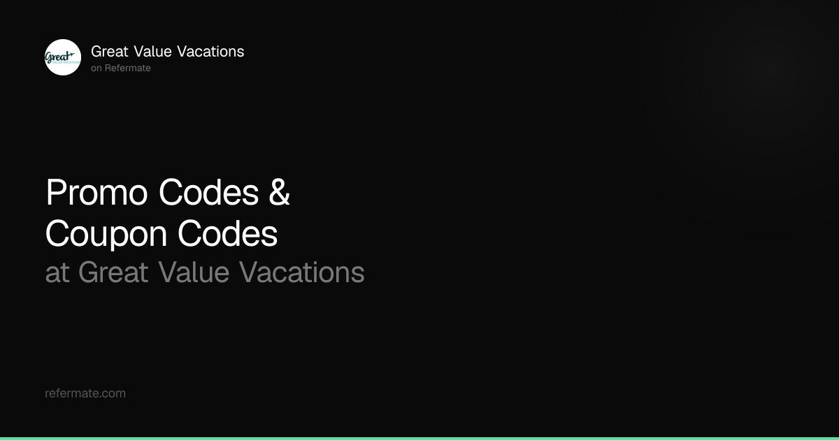 Great Value Vacations Promo Codes - 26 Verified - $400 Off - April 2026 ...