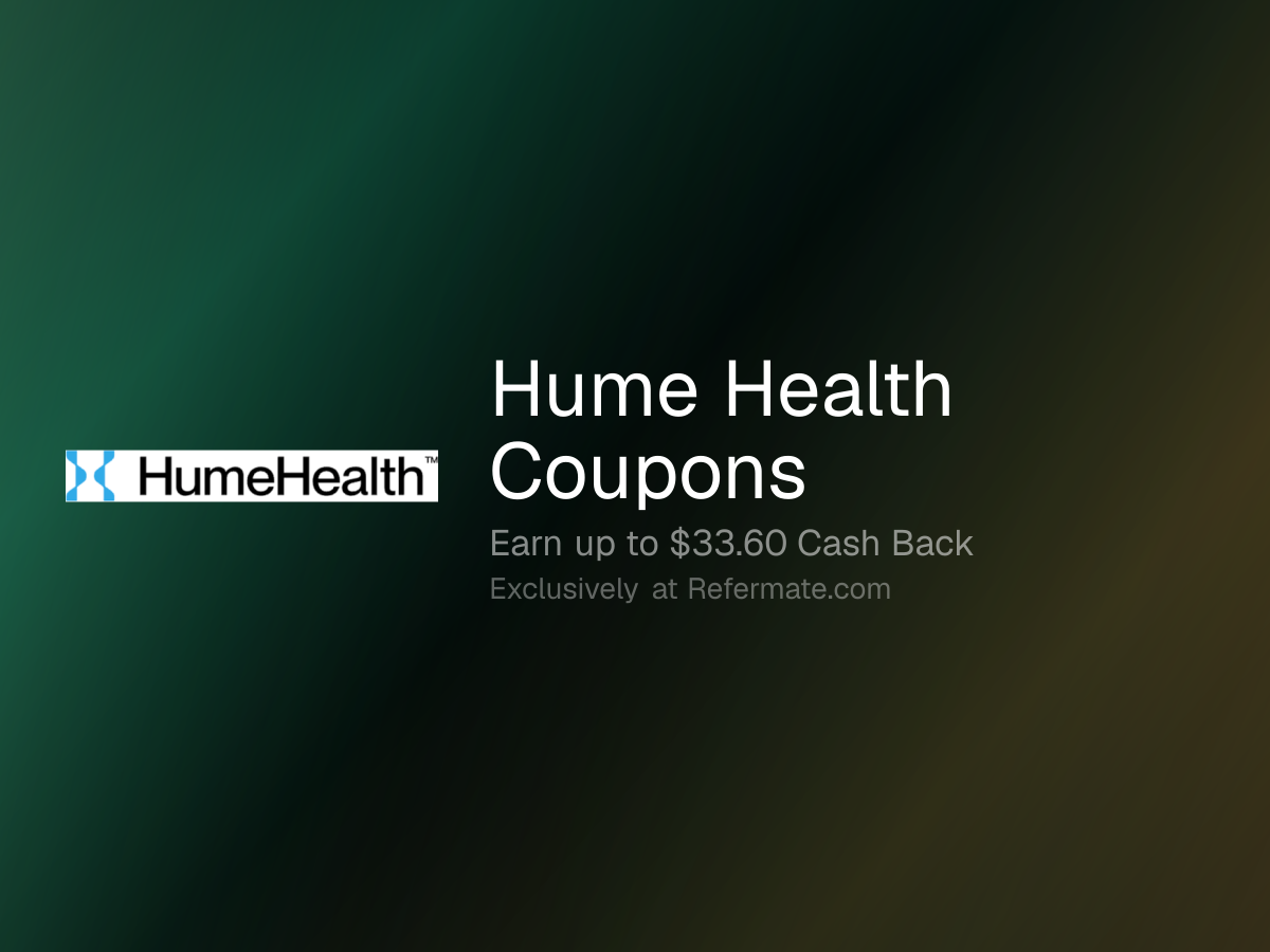Hume Health Promo Codes - 27 Verified - 20% Off - June 2026 | Refermate