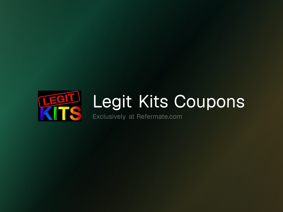 Legit Kits Promo Codes - 3 Verified - 10% Off - June 2026 | Refermate