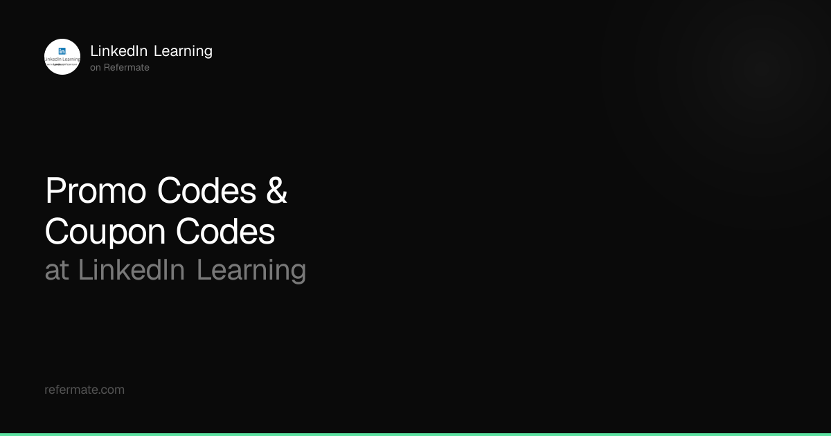 LinkedIn Learning Promo Codes - 17 Verified - May 2026 | Refermate