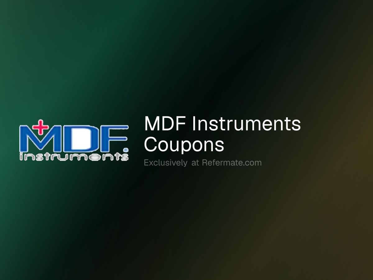 MDF Instruments Promo Codes - 30 Verified - 10% Off + Up to 6.72% Cash ...