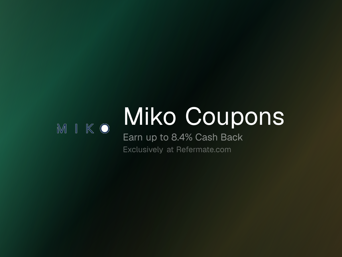 Miko Promo Codes - 45 Verified - 15% Off + Up to 3.36% Cash Back - June ...