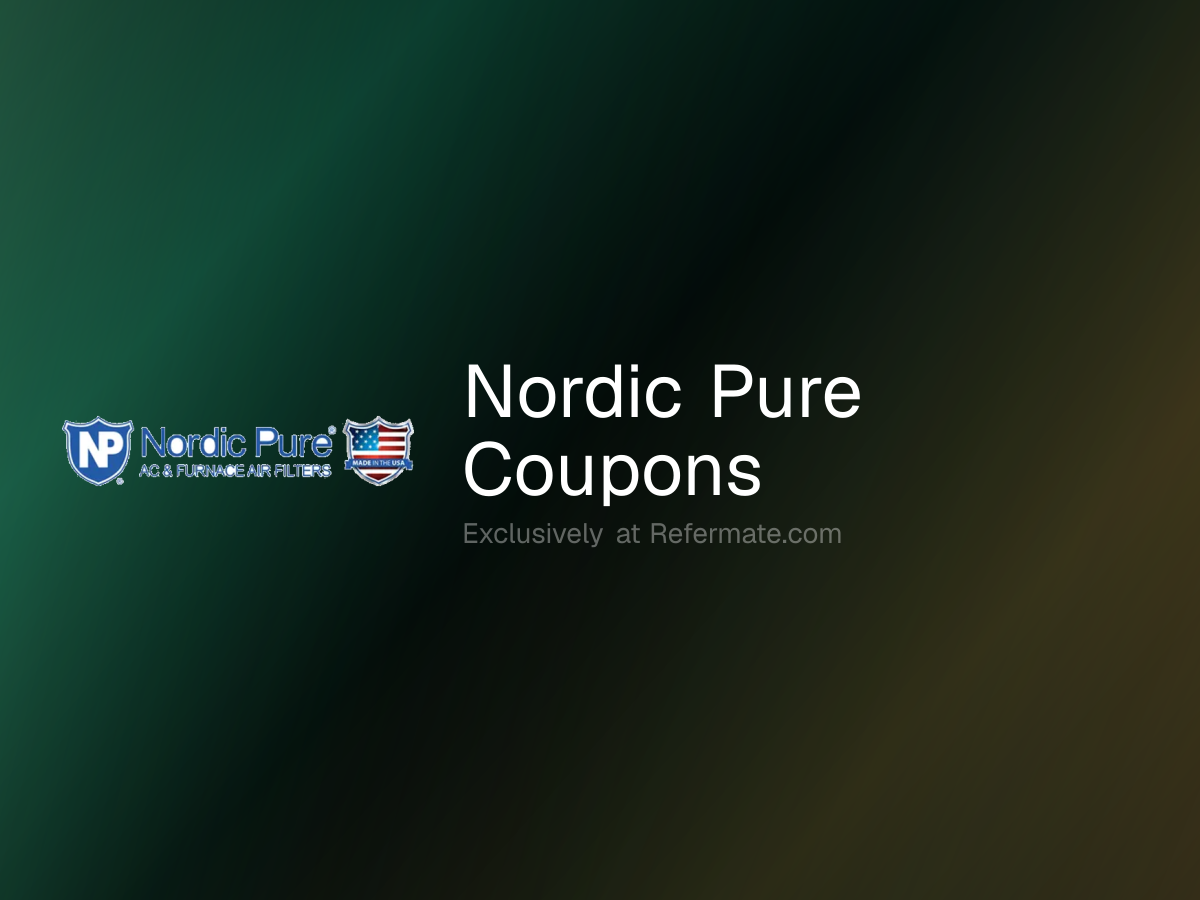 Nordic Pure Promo Codes - 27 Verified - 40% Off - June 2026 | Refermate