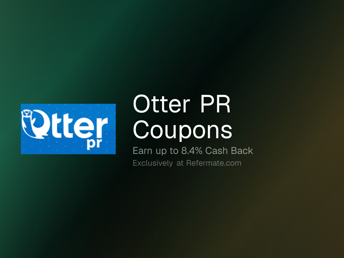 Otter PR Promo Codes - 4 Verified - 10% Off + Up to 8.4% Cash Back ...