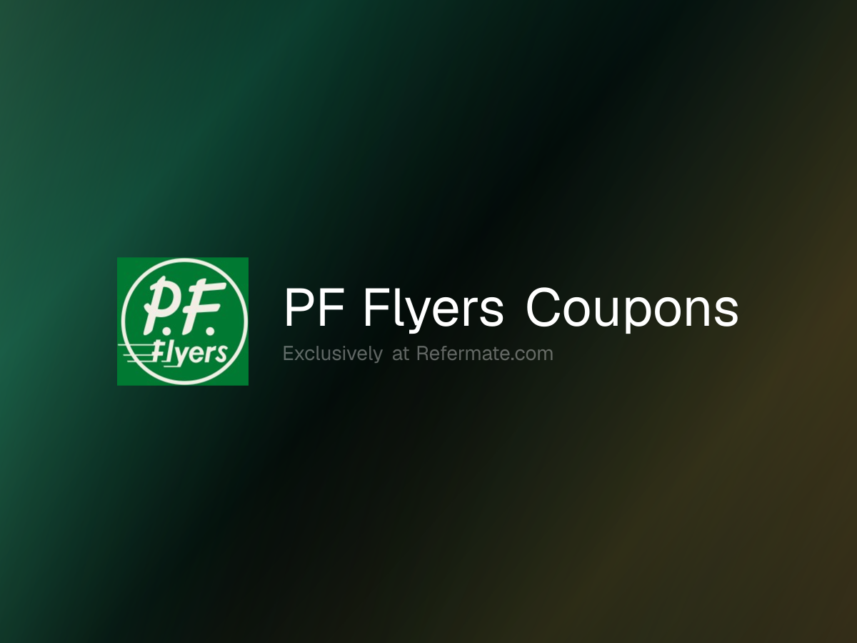PF Flyers Promo Codes - 15 Verified - June 2026 | Refermate