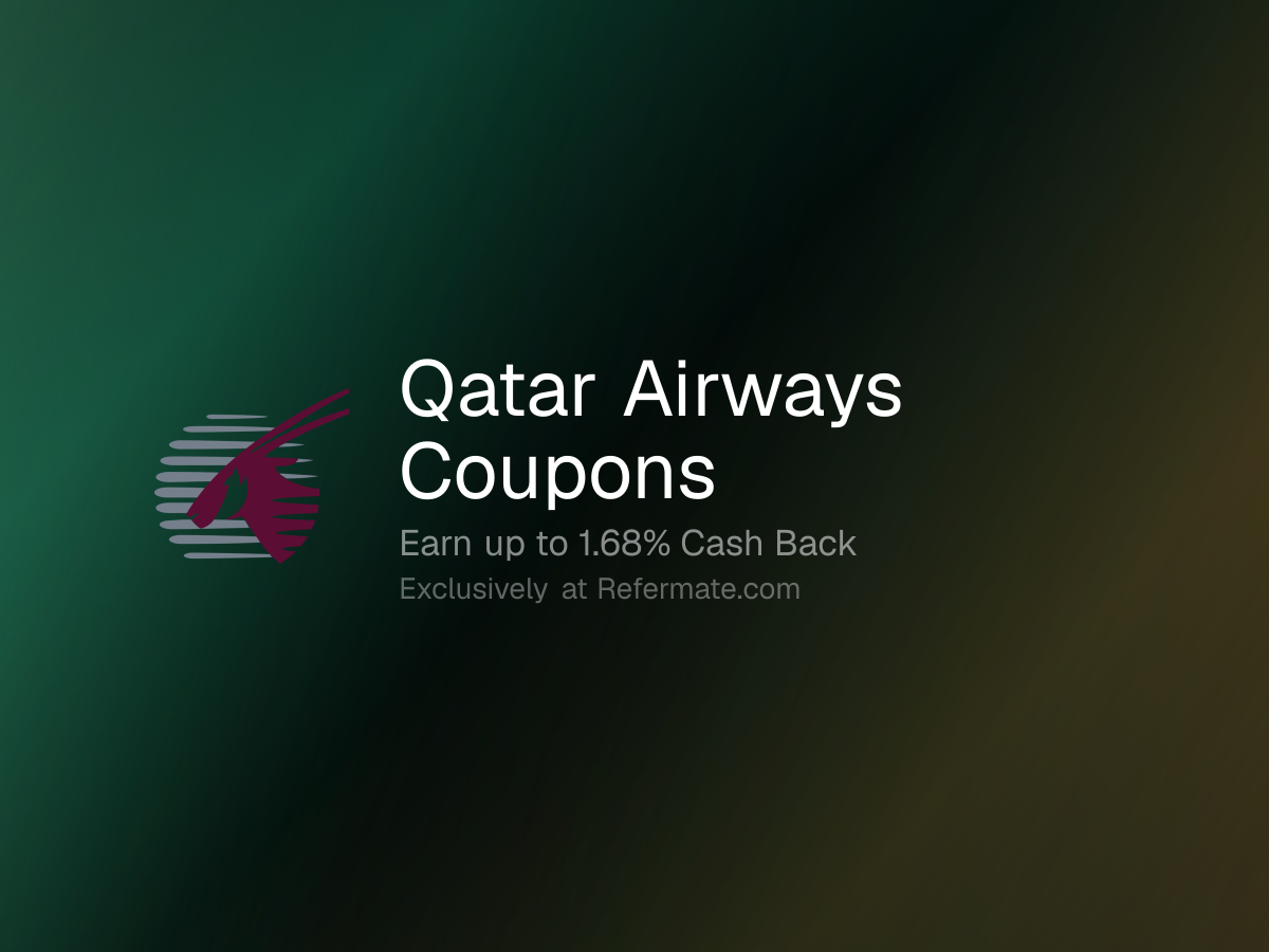 Qatar Airways Promo Codes - 40 Verified - 20% Off + Up to 1.68% Cash ...