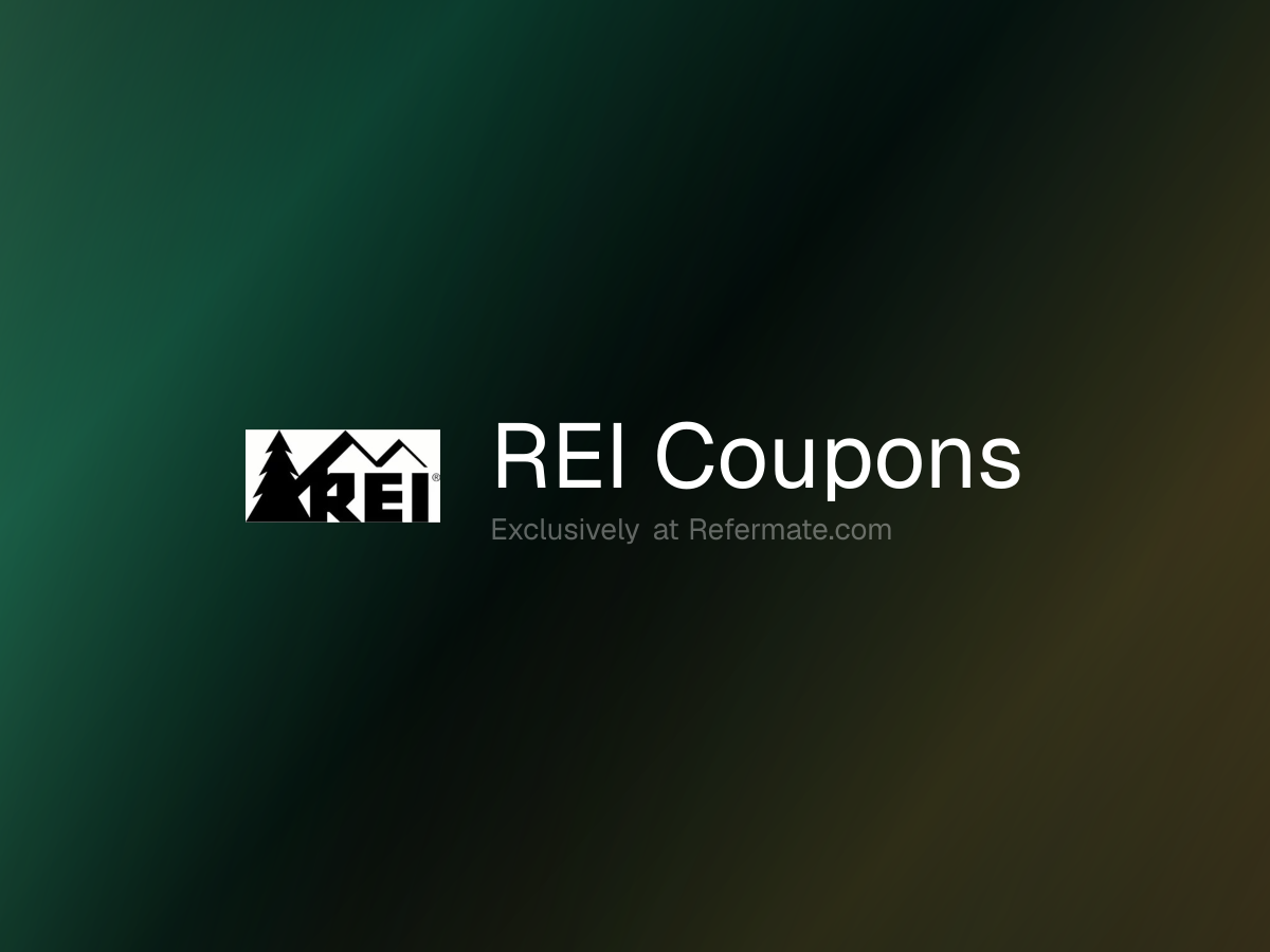 REI Promo Codes - 18 Verified - 70% Off - June 2026 | Refermate