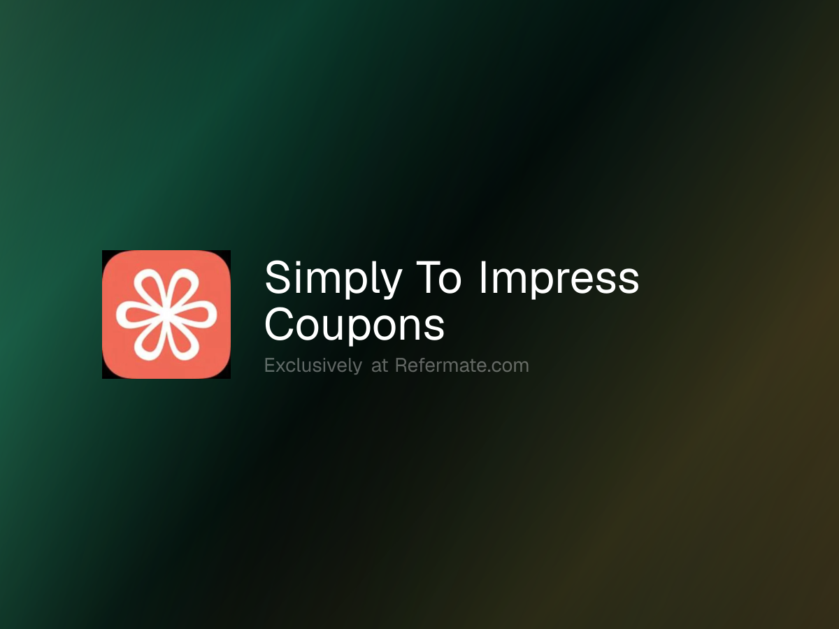 Simply To Impress Promo Codes - 44 Verified - 35% Off - June 2026 ...