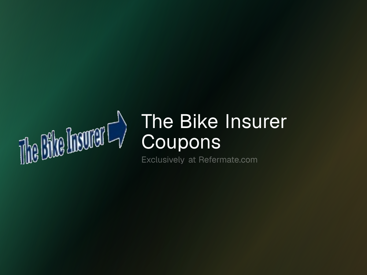 The Bike Insurer Promo Codes - 1 Verified - June 2026 | Refermate