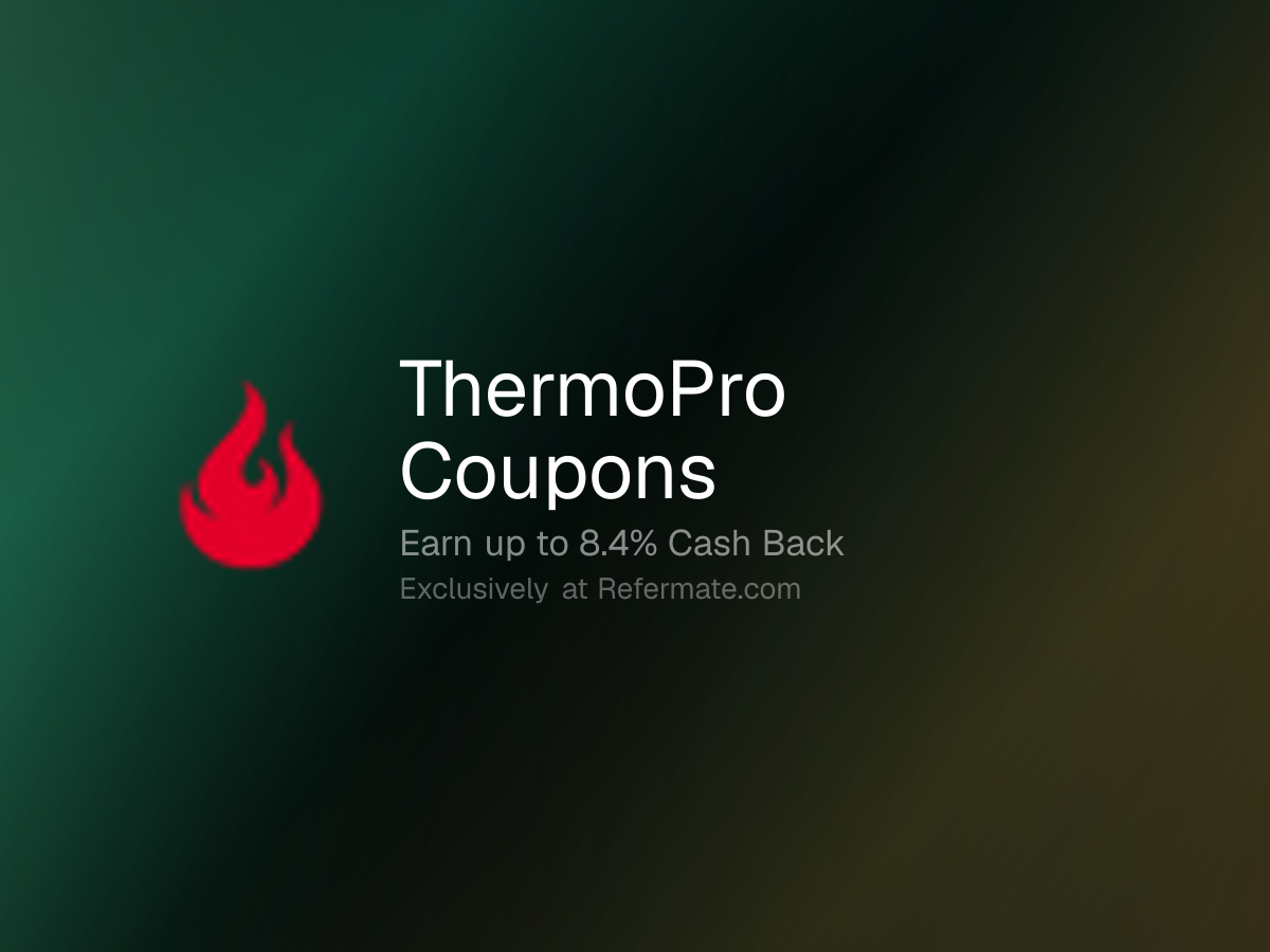 ThermoPro Promo Codes - 39 Verified - 30% Off + Up to 8.4% Cash Back ...