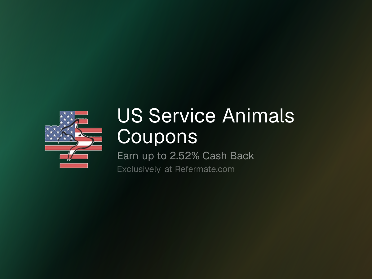 US Service Animals Promo Codes - 45 Verified - 40% Off + Up to 16.8% ...