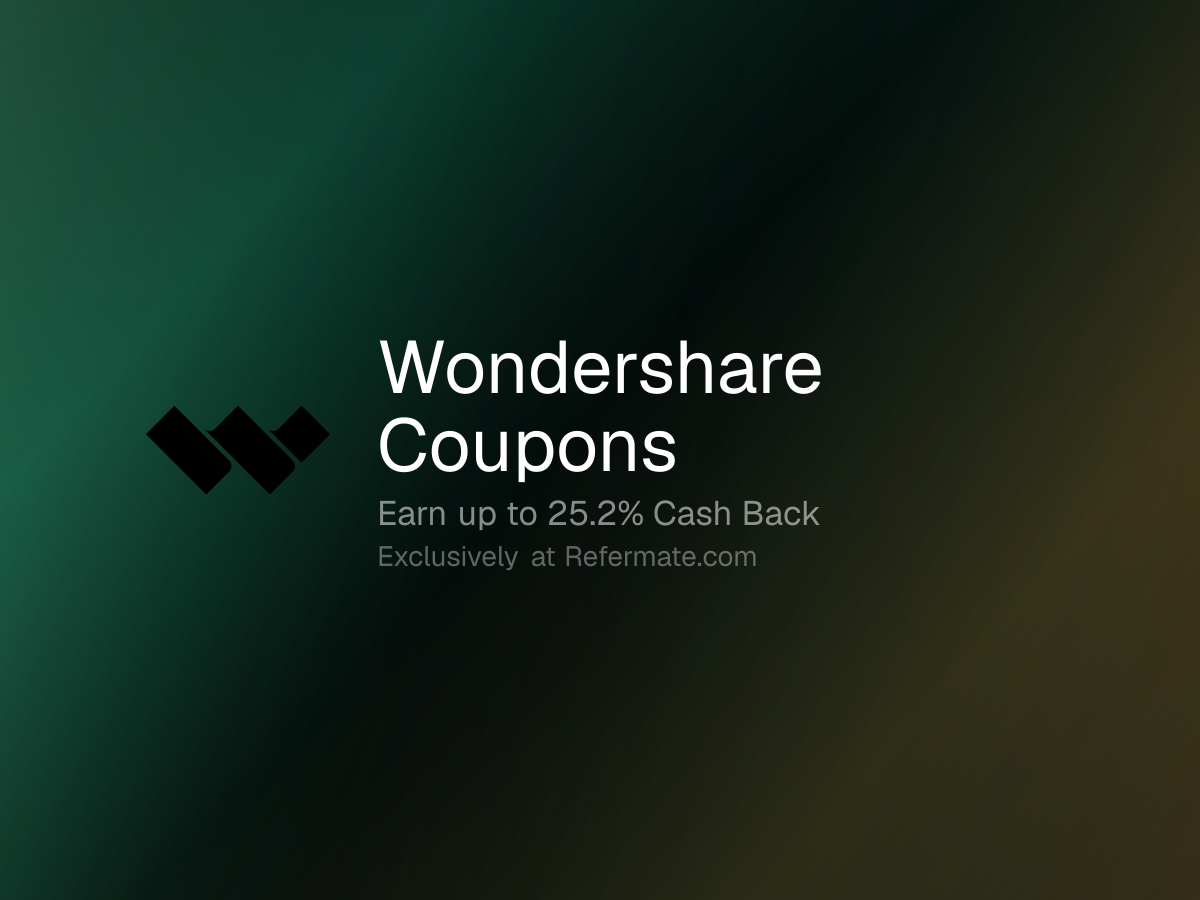 Wondershare Promo Codes - 39 Verified - 50% Off + Up to 16.8% Cash Back ...
