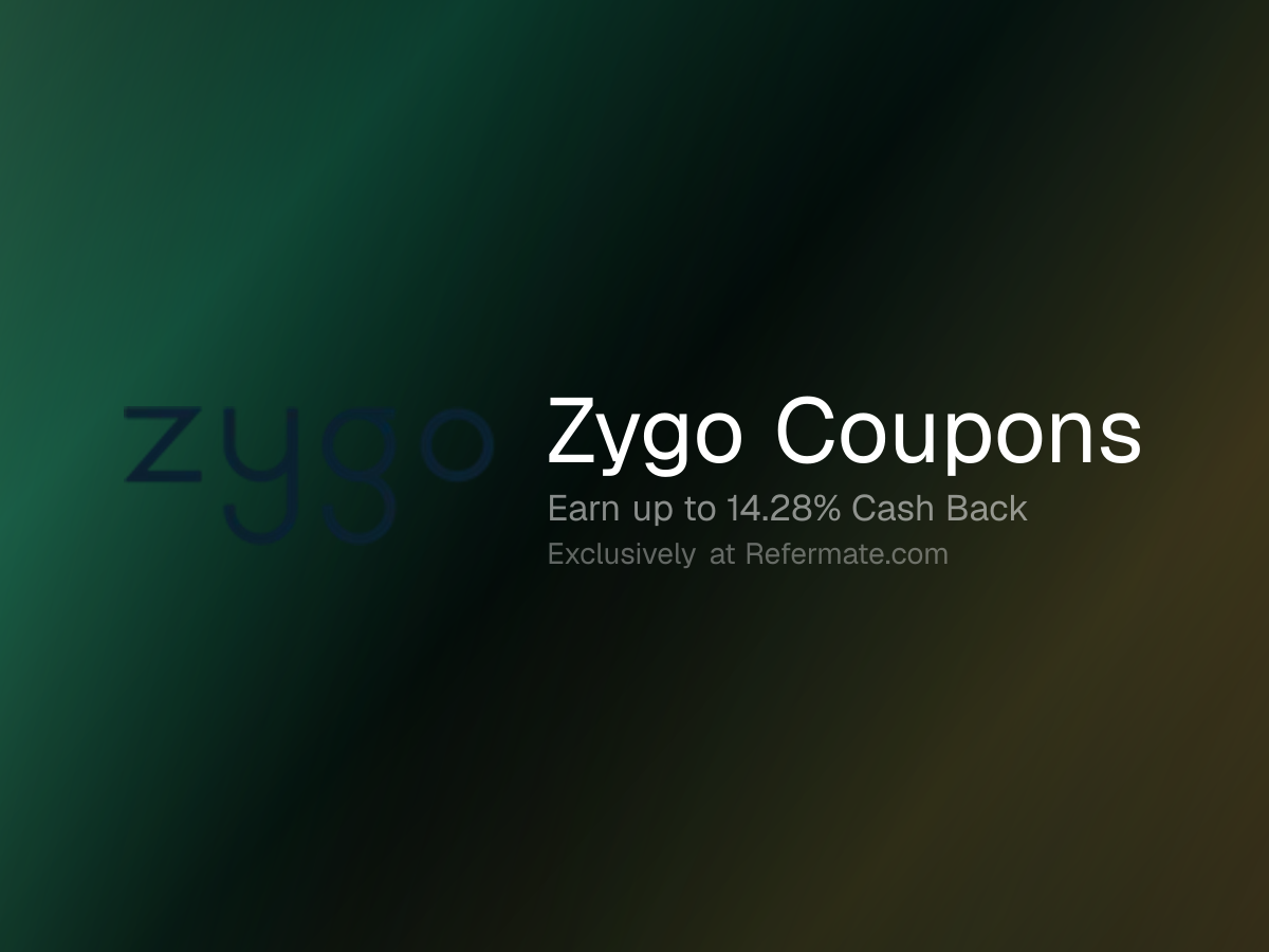 Zygo Promo Codes - 19 Verified - 25% Off + Up to 8.4% Cash Back - June ...